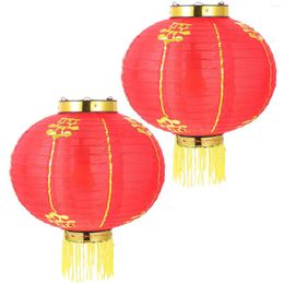 Pendant Lamps China Chandelier Decoration Home Lantern Scene Chinese Style Silk Cloth Mall Chic Hanging Year