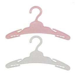 Hangers 5pcs/lot Mini Fit 18 Inch Girls Doll White Toys Accessories Multicolor Hanger Coat Baby