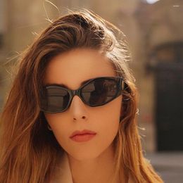 Sunglasses Fashion Accessories Small Cat Frame Vintage Personality UV400 Casual Black Eyewear For Adult Women Men