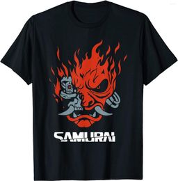 Men's T Shirts Graphic 2077 Samurai Shirt Aesthetic Casual Men Tops Tees