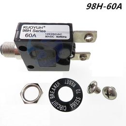 Taiwan KUOYUH 98 Series-60A Overcurrent Protector Overload Switch Screw foot236D