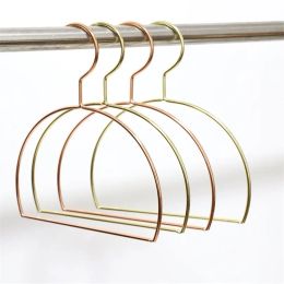 10pcs/lot Multifunctional Scarf Belt Round Clothes Hangers Iron Round Hangers Creative Scarf Hangers Metal Round Hanger OK 1101 220408 LL