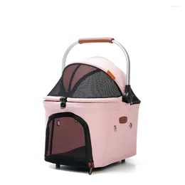 Dog Carrier Foldable Lightweight Pet Basket Outdoor Portable Cat Cage Travel Accessories Pets Bag