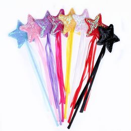 halloween childrens day sequins magic wand pentagram party masquerade handcuffs angel stick magic wand star fairy stick sell228B