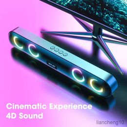 Portable Speakers Portable Speaker Wireless Surround Soundbar Bluetooth Speaker Stereo for PC Theatre TV Smart Speaker Outdoor R230727