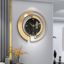 Sculptures Living Room Light Wall Clock Fashion Home Clocks Watch Home Decoration Pendant Hotel Lobby Wall Hanging Watch Decor Clock