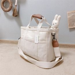 Diaper Bags ZK50 Baby Bag Multifunctional Large Capacity Mom Tote Stroller Canvas Storage Hanging 230726