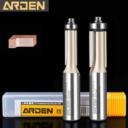 Joiners Arden Flush Trim Router Bits for Wood 1/2 1/4 Shank Woodworking Tools Trimming Cutters with Bearing Endmill Milling Cutter