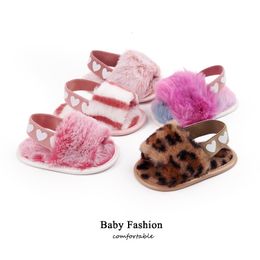 First Walkers Spring and Autumn Big Selling Baby Cotton Toddler Sandals Girl Learning Walking Bow Soft Bottom CZ64 230726