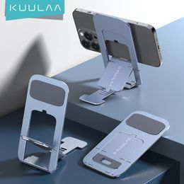 Boormachine Kuulaa Phone Holder Stand Aluminum Cell Phone Adjustable Desk Stand Mobile Phone Support for Iphone 13 12 Xiaomi Samsung Huawei