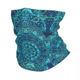 Scarves Mandala Sea Bandana Neck Gaiter Printed Bohemian Mask Scarf Multi-use Cycling Fishing For Men Women Adult All Season