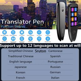 Dictionaries Translators S50 Dictionary Translator Pen Scanner Text Scanning Reading 116 Languages translate Touchscreen Wireless Offline Function 230725