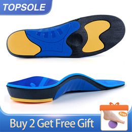 Shoe Parts Accessories TOPSOLE Pain Relief Orthopaedic Insole Plantar Fasciitis High Arch Support Insole For Men Women With Flat Foot All Day Standing 230725
