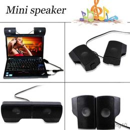 Portable Speakers Speaker PC Sound Music For Computer Laptop Stereo Subwoofer Bass Acoustic Home Theater Soundbar System R230727