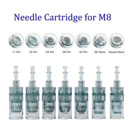 Dr pen M8 Cartridges Bayonet 10Pcs Micro Needles 11Pin 16Pin36Pin 5D Nano Round Microneedles MTS 220224192F
