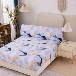 Bedding Sets Comfortable Life Easy To Wash Set Smooth Bed Sheet 3 Piece Countertop Pillow Case Suitable For Spring And Summe