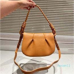 Designer Underarm Bag Women tie satchel shoulder purse Handbag real Leather Crossbody Female Crossbody bags purses handbags