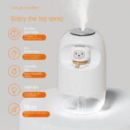 Novelty Items Lovely humidifier gift USB aromatherapy mother and baby car desktop Colour night light doll 230725