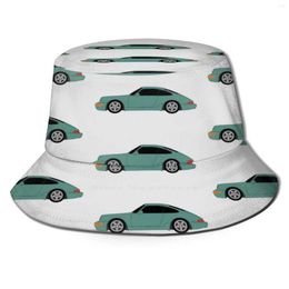 Berets 964 Foldable Panama Bucket Hat Cap Coupe Car 993 996 997 991 992 Flat 6 Engine Boxer Top Gear Speed Manual Transmission