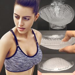 Breast Pad Invisible Women Bra Insert Pad Bra Cup Thicker Breast Push Up Silicone Pads Nipple Cover Stickers Bikini Inserts Undies Intimate 230726