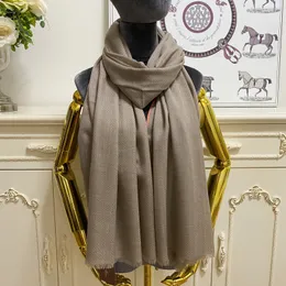 women's long scarf scarves shawl 100% cashmere material khaki embroidery letters big size 200cm - 90cm