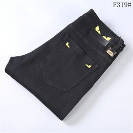 Designer jeans pantaloni da uomo pantaloni di lino hip hop uomini jeans angosciati motociclisti slim fit moto denim per uomini m-3xl fd2