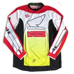 Summer motorcycle racing suit motorcycle pull downhill sweatshirt mountain bike downhill car suit polyester quick-drying can be cu2352