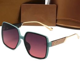 Mens womens sunglasses designer sunglasses letters luxury glasses frame sun glasses for women oversized Polarised senior shades UV400