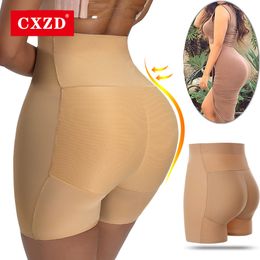 Womens Shapers CXZD Women Padded Seamless Butt Hip Enhancer Shaper Buttocks Pads Panties With Pushup Lifter Lingerie Shapewear 230726