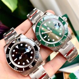 aaa Men Watch Designer Watches High Quality Automatic 2813 Movement Watch 904L Stainless Steel 41mm Ceramic Bezel Role Wristwatches sub mariner green watch box