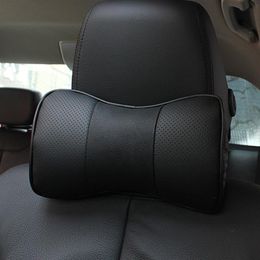 Car Neck PillowGenuine Leather Pillows For BMW LOGO M Tech Sport M3 M5 Leather Key Chain E46 E39 E60 F30 E90 F10 E36 X6 X5264r