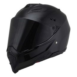 Motorcycle Full Face Helmet Dual Sport Off Road Dirt Bike ATV D O T Certified267P