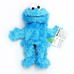 Puppets Sesame Street Plush Elmo Zoe Ernie Oscar Cookie Grover Bird Baby Birthdasy Party Hand Puppet Gifts For Kids 230726