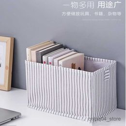 Storage Baskets Folding Wardrobe Decoration Storage Basket With Handle Home Wardrobe Bedroom Storage Box R230726