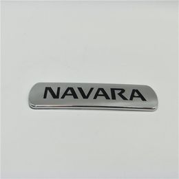 For Nissan Navara Rear Back Logo Plate Emblems Frontier Pickup D21 D22 D23 D40 Side Door Chrome Nameplate303L