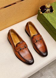 New 2023 Mens Dress Shoes Genuine Leather Gommino Driving Shoes Formal Party Office Flats Male Brand Outdoor Casual Loafers Size 38-46