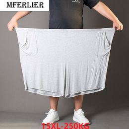 summer men modal shorts thin casual sleep wear shorts Breathable elasticity plus size 8XL 9XL 10XL 12XL home wear shorts soft