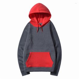 Men's Hoodies Gym Winer Fashion Brand Men Splice Top 2023Spring Autumn Male Hip Hop Casual Men's Sweatshirts Streetwear Hoodie