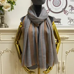 women's long scarf scarves shawl 100% cashmere material grey embroidery letters plaid big size 200cm - 90cm