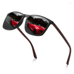 Sunglasses Fashion Men Women Vintage Square Polarized Brand Designer Sun Glasses For Man Classic Driving Travel Eyewear UV400