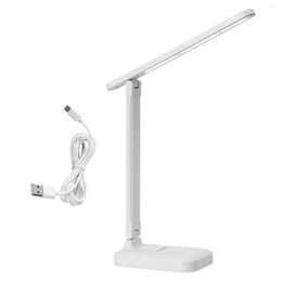 Table Lamps Foldable LED Desk Lamp 3 Adjustable Brightness Portable No Flicker Light For Living Room Gift Bedroom