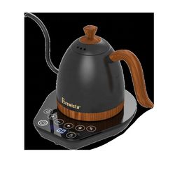 Coffee Pots Brewista 0 6L 0 8L 1 0L Gooseneck Stainless Steel Electric Kettle Brewing Tea LCD Panel Precise Digital Temperature Selection 230725