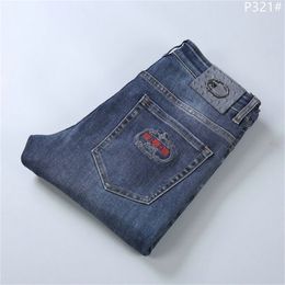 Designer jeans pantaloni pantaloni di lino pantaloni hip hop uomini jeans in difficoltà bicchetta per motociclisti slim fit denim per uomini m-3xl fd6