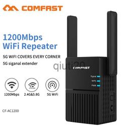 Routers 1200Mbps Long Range Dual Band 2.4+5Ghz Wireless Wifi Repeater High Power Signal Booster Wi fi Extender Wlan Wi-fi Amplifer x0725