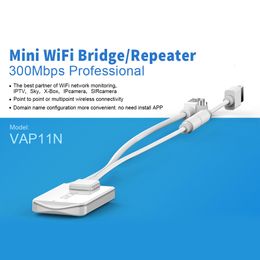 Other Networking Communications VONETS VAP11N-300 MINI300 300mbps wireless wifi repeater wifi bridge network router for ip camera TVBOX 230725