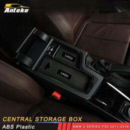 Car Accessories Central Armrest Storage Barrel Organizing Box Organizer Case Interior Decoration for BMW 3 Series F30 2011-2019237G