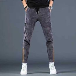 Men's Imitate Jeans Jogger Harem Ankle Banded Loose Harajuku Style Beam Feet Casual Pants Elastic Waist Hip Hop 230316 L230726