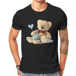 Men's T Shirts Teddy Bear Ted Love Cartoon Movie Cotton Tops Novelty Short Sleeve Round Collar Tees Printed T-Shirts