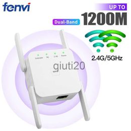 Routers Wifi Repeater 5Ghz Wireless Wifi Extender 1200Mbps Long Range Signal Wi-Fi Amplifier Router Wi Fi Booster 2.4G Wifi Repiter x0725