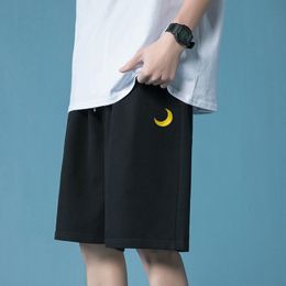 NoEstaMal 2023 Summer New Cotton Sport Shorts Men Loose Harajuku Straight Simple Icon Short Pants Male Hip Hop Chic Couple Short